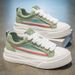 Men's Summer Breathable Niche Versatile Casual Board Youth Anti Slip Sports Thick Sole Height Increasing White Shoes_vogvips.com