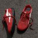 Men's Niche Racing Shoes Red Thin Soled German Training Ballet Flat Spring Summer Versatile Style 4 Cm Height Increase SC02_vogvips.com