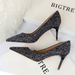MTX 9219-A1 Fashionable Nightclub Slimming Women's Thin Heel High Heels Shiny Sequin Single Shoes_vogvips.com