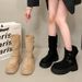 Yueyu Thick-Soled Versatile British Style Height-Increasing Martin For Women 2025 New Autumn Winter Slimming Short Boots_vogvips.com