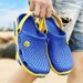 New Casual Men's Beach Shoes Breathable Waterproof Outdoor Sandals Bao Head Summer Slippers_vogvips.com