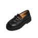 Loafers 2026 Spring Summer New Slip-On Genuine Platform Thick Sole Height Increasing British Style Small Leather Shoes_vogvips.com