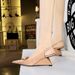 1097-K27 Korean Fashion Lacquer Skin Shallow Mouth Pointed Hollow Back Strap Heel Slope Singles Women's Shoes High Heels_vogvips.com