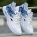 Men's Summer New Mesh Breathable Lightweight Cushioned Running Sneakers, Student White Shoes,_vogvips.com