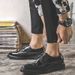 Euro Step British Style Carved Leather Men's Versatile Casual Korean Version Breathable Brogue Trendy Shoes 3028-J_vogvips.com