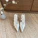 French Pointed Stiletto Strap High Heels For Women Outdoor 2025 Summer New Fairy Style Shallow Mouth Closed Toe Sandals_vogvips.com