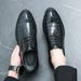 ShoeVault New Cross-Border Casual Leather For Men, British Style Thick-Soled Business Commuter Derby Shoes, Suit Wedding Groom_vogvips.com