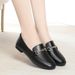 Soft Leather Loafers Women, Summer Slip-on Soft-soled Moccasins, Spring And Autumn Flat Shoes, Large Size Women's Shoes_vogvips.com