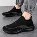 Men's Flying Weave Mesh Shoes Large Size Men's Shoes Casual Shoes Mesh Shoes Elastic Couple Mesh Sports Shoes Vacation Walking Shoes_vogvips.com