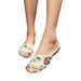 Slippers, Floral Slippers, Summer Women's Embroidered Fabric Shoes, Sandals, Low Heels, Flat Bottomed Slippers_vogvips.com