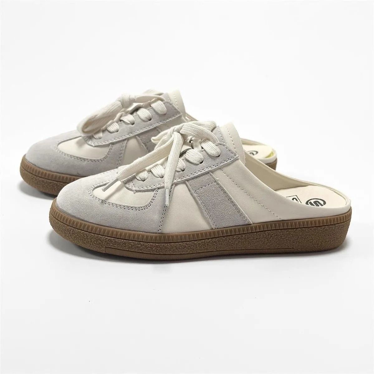 Canvas For Classic Loafers Slipper Comfortable Slip On Round Toe Walking Sneakers Lazy Shoes Women 250213_vogvips.com