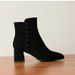 Chunky Heel Suede Fashion Pointed Toe Patchwork Short Martin Waterproof 2025 Winter New Style Elegant Versatile Ankle_vogvips.com