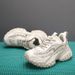 New Futuristic Dad Shoes Mesh Patchwork Three-Dimensional Structure Trendy Sneakers_vogvips.com