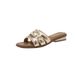 Chunky Elegant Slippers 2025 Summer New Square Toe High Heel European And American Casual Fashion Sandals For Women_vogvips.com