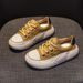 inner Height Increase 4cm Leather Surface Retro Soft Sole Thick Sole Sports Versatile Hollow Casual Shoes_vogvips.com