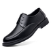 Men's Leather Breathable Lace-up Formal Shoes With Hollow Out Design_vogvips.com