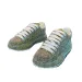 Durable Mens Sparkling Rhinestone Covered Platform Sneakers With White Laces_vogvips.com