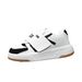 Men's Spring Sports Casual Shoes Velcro Fit Unisex Chunky Thick Soled Height Increasing White Bread Shoes S276_vogvips.com