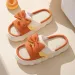 en Women Indoor Slippers Comzy Anti-Slip House Cotton Shoes Cute Bowknot Flat Slipper Couples Slides Spring Summer_vogvips.com