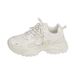 Dad Instagram Trendy New Mesh Breathable And Versatile Thick Bottom Casual Sports Women's Running Shoes_vogvips.com