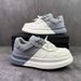 European Men's 2025 Spring New Leather Embossed Dad Ultra Soft Thick Sole Hot American Style Trendy Shoes_vogvips.com