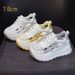 CICIYANG Women Roman Hollow Platform Sandals 2026 Summer New Breathable Dad Fashion Sneakers Forrest Gump Shoes For_vogvips.com
