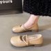 Autumn Mary Jane Shoes With Skirt Soft-soled Women's Shoes Late Evening Breeze Gentle Low-heeled Fashion Single Shoes Women_vogvips.com