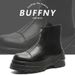 Front Zipper Lazy Welfare Casual Men's Boots Vintage Tooling Boots Outdoor Martin Boots_vogvips.com