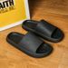 Home Slippers, Light And Sandals, Men's Home Thickened Anti Slip Soft Sole Bathroom Slippers_vogvips.com
