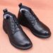 European Warm Series New Men's Martin 2025 Autumn Winter Mid-top Business Casual Leather Boots Thickened Fleece Cotton Shoes_vogvips.com