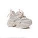 New Mesh Hollowed Out Sneakers Thick Soles Show Feet Small Inside Increase Women's Shoes_vogvips.com