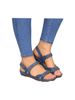 Trade Shoes Women's New Autumn And Winter Flat Wedge Open Toe Velcro Casual Sandals Large Size_vogvips.com