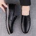 Men's Shoes Men's Leather Shoes Genuine Leather Middle-aged Dad Shoes Soft-soled Casual Shoes_vogvips.com
