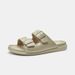 LUOFU Men's Double Buckle Slide Sandals, Summer Lightweight Comfortable Eva Non-slip Sandals For Indoor Outdoor Beach,_vogvips.com