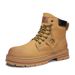 European Warm Series Yellow Big Toe 2025 Spring And Autumn High Top Versatile New Men's Work Shoes Martin Boots_vogvips.com