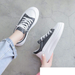 Women's White 2026 Spring New Korean Version Versatile Thick-soled Sneakers Dad Trendy Shoes_vogvips.com