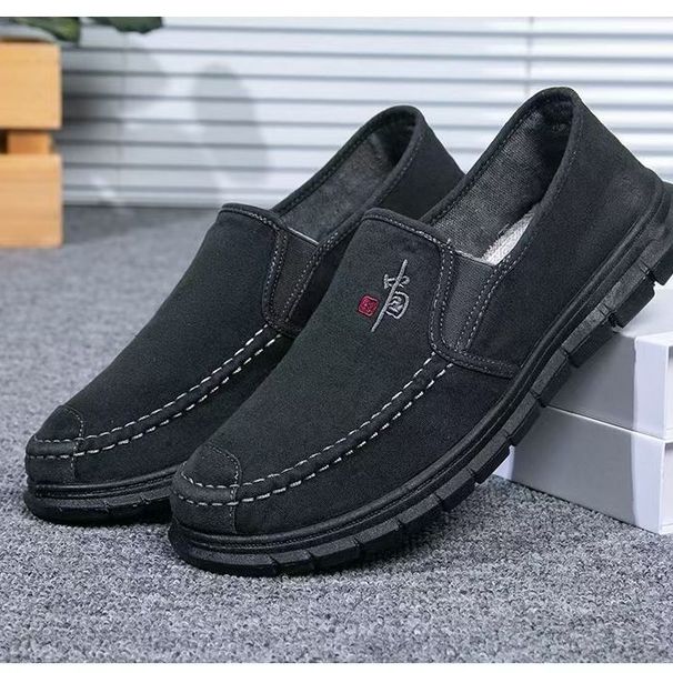 Men's Casual Shoes Comfortable Old Beijing Cloth Versatile Spring Autumn Middle Aged And Elderly Single Shoes_vogvips.com