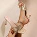 Summer New Style Sexy Square Toe High Heeled Sandals Size 43 Elegant Plus Size European And American Style Slippers For Women_vogvips.com