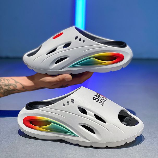 Men's Slippers 2025 New Summer Casual Sports Thick-Soled Height-Increasing Youth Outdoor Large-Size Beach Sandals_vogvips.com
