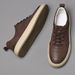 Leather Men's Shoes Big Head Leather Shoes Platform Non-slip Casual Board Shoes Men's Shoes_vogvips.com