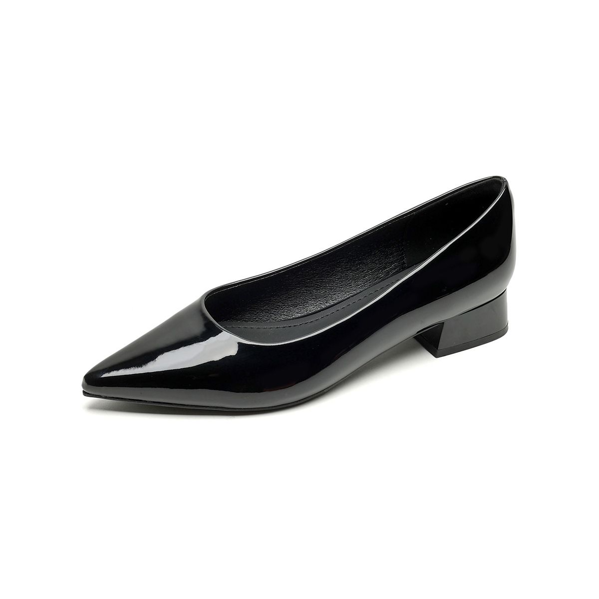 Temperament Small Pointed Versatile Commuting Shallow Mouth Thin Simple Low Heel Single Shoes Women_vogvips.com