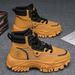 European Warm Series Men's Martin Autumn Breathable High-top British Style Work Outdoor Hiking Desert Combat Yellow Boots_vogvips.com
