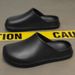 Couple's Baotou Slippers Waterproof Anti Slip Oil Proof Chef Shoes Summer New Men's And Women's Soft Sole Comfort Casual_vogvips.com