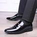 Height-Increasing Men's Shoes, Youth Korean Style Spring And Summer Leather Shoes, Men's British Style Breathable Pointe_vogvips.com