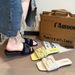 SHLIANG Women Decor Weave Design Flat Sandals Fashion Open-toe Vacation Casual Slides Party Sexy Elegant Office-Ladies New Shoes For Women Y0356_vogvips.com