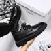 Men's Shoes Leather Shoes New Spring And Autumn Black Casual Leather Shoes Men's Business Lace Up Formal Men's Leather Shoes_vogvips.com
