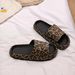 New Spring Summer Eva Soft Thick-Soled Comfortable Fashionable Leopard Print Slippers Men Women, Suitable For Indoor,_vogvips.com