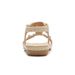 Ladies Bohemian Rhinestone Large Size Flat Sandals Women Beach Vacation Shoes_vogvips.com