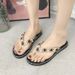 2025 Women's Summer Sandals Outdoor Toe Post Flip Flops Rhinestone Fashion Ins Slippers_vogvips.com
