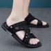 Men' Summer Trendy Dual-ue Non-lip Odor-reitant Soft Sole Slide_vogvips.com
